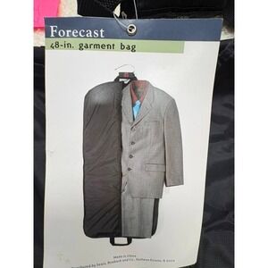 Forecast 48-in Garment Bag Black Travel Suit Cover Padded Handle Sears NWT